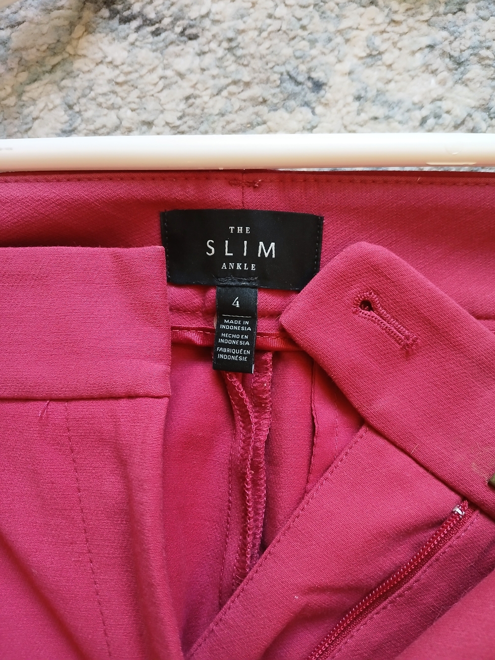 WHBM Slim Ankle Women’s Jeans — Rose Pink
